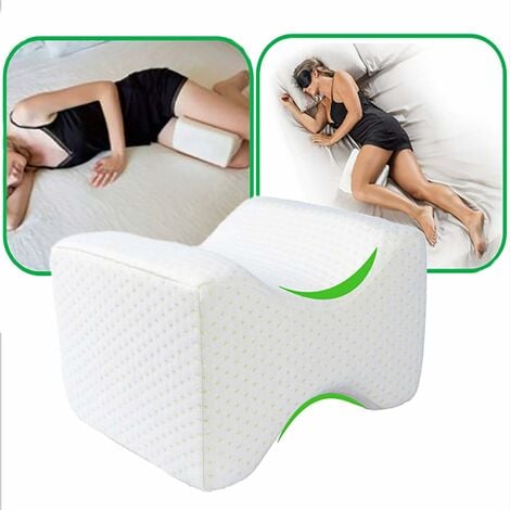 1 / 2Pcs Knee Pillow for Side Sleepers Memory Foam Wedge Leg Pillow  Sciatica Back Hip Joint Pain Relief Side Sleeper Leg Pad Support Cushion  1/2PCS