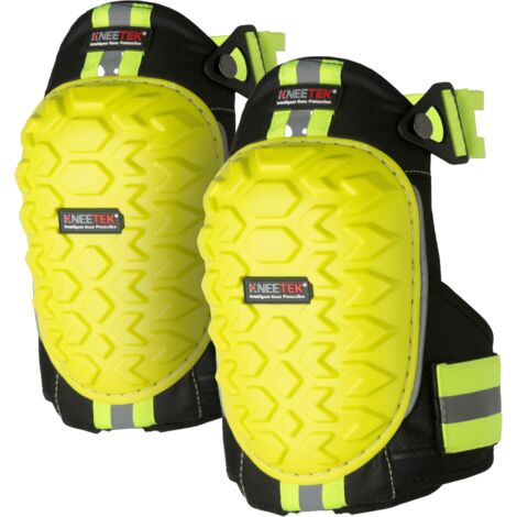 Kneetek Knieschoner Hi-Vis 1 Paar, gelb / schwarz, Typ: KNEE
