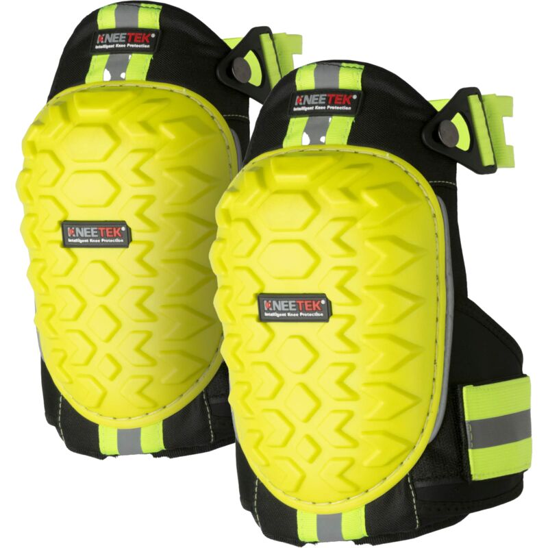 Kneetek Knieschoner Hi-Vis 1 Paar, gelb / schwarz, Typ: KNEE
