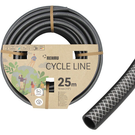 Knickfester Gartenschlauch aus Recyclingmaterial 1/2 Zoll 25 m