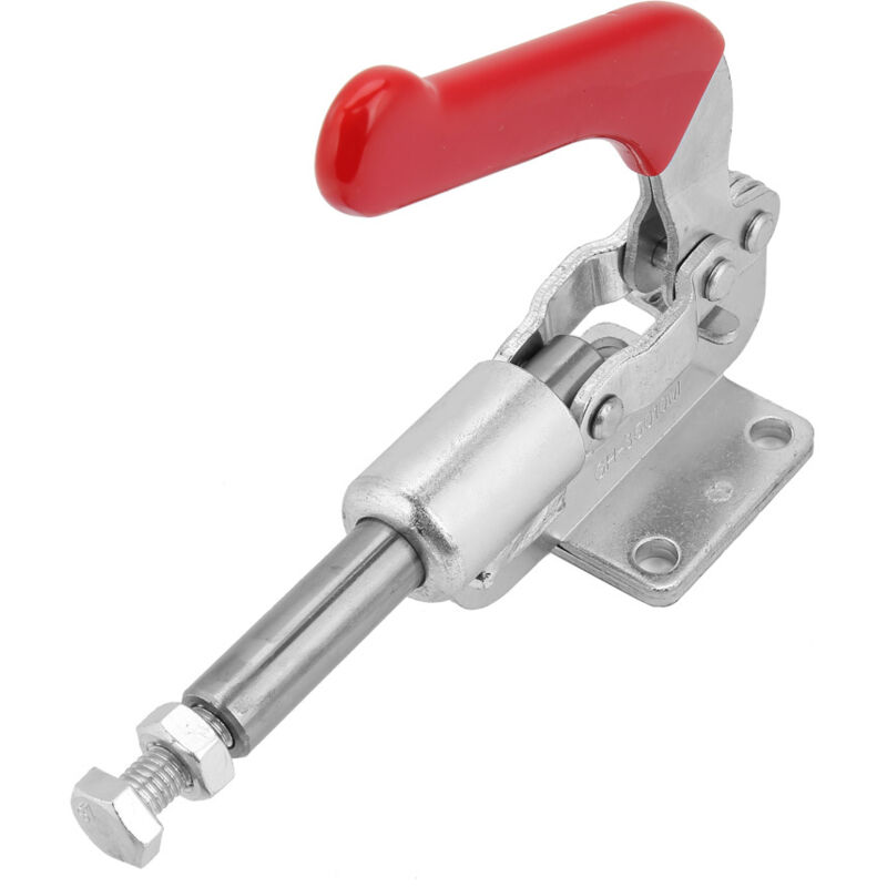 Image of Kniehebelklemme, Kniehebelklemme mit Druck-Zug-Funktion und Halteriegel (GH-36010).