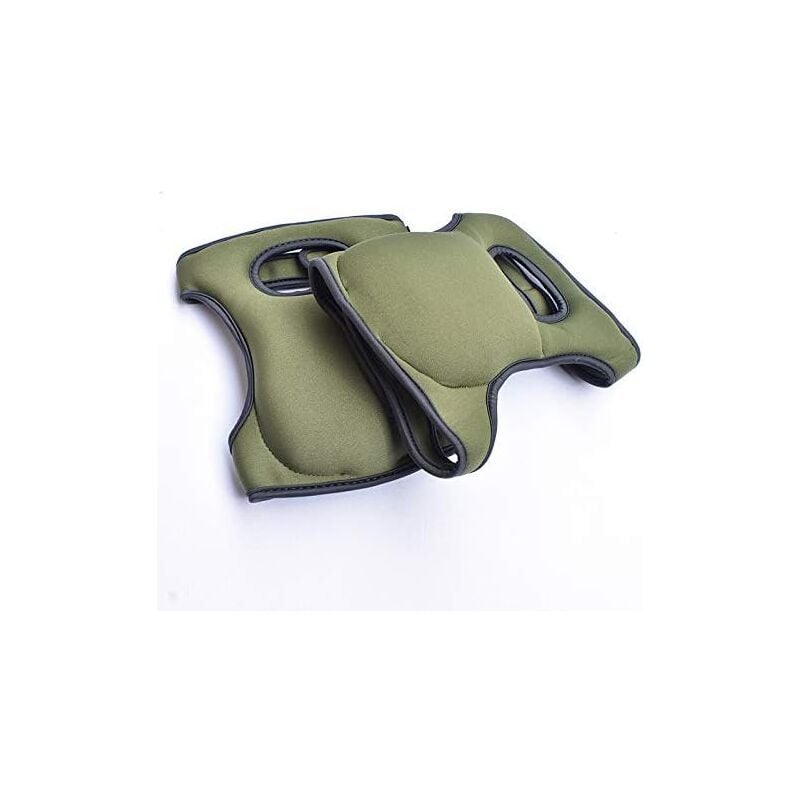 Image of Knieschoner aus Schwamm, 1 Paar Memory Foam-Schutzpolster für die Gartenarbeit, 23 x 46 cm, Grün