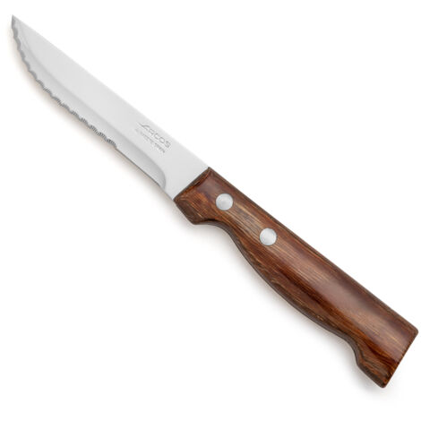 Knife Loins Arcos de Table 372500 monobloc d'une pièce d'acier inoxydable et lame de 11 cm en boîte.
