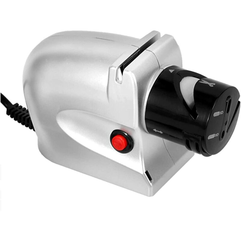 Knife Sharpener, Electric Knife Sharpener, Kitchen Knife Sharpener, Non-Slip Base Apply to Knives and Scissors Screwdrivers