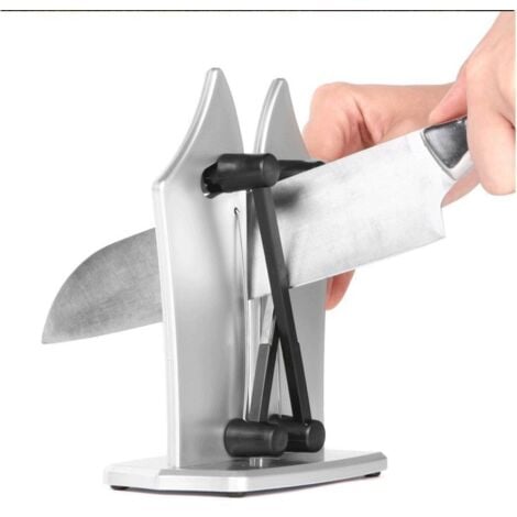 CYSLMUK Knife Sharpener - Manual Multi-Blade Steel Sharpener - For All Types of Knives