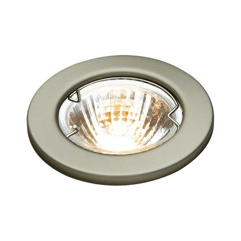 Brushed Chrome Downlight with Bridge, 12V 50W - Knightsbridge