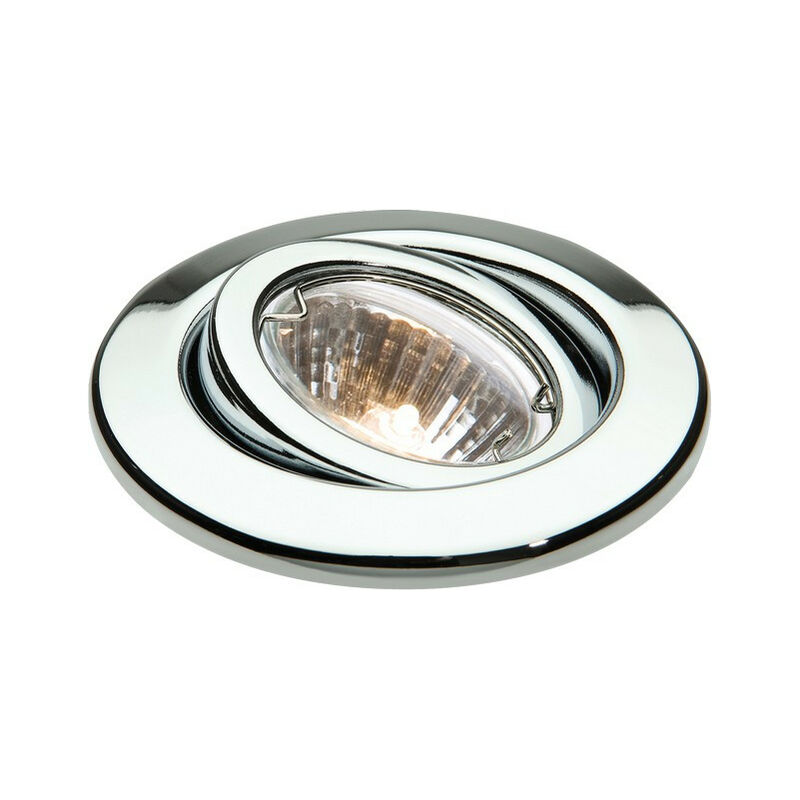 Chrome Gimbal Downlight, 12V 50W - Knightsbridge