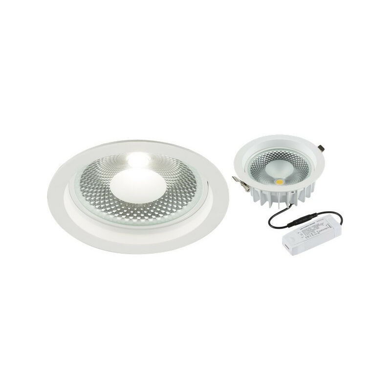 Knightsbridge - cob led Recessed Commercial Downlight 4000K, 230V 15W