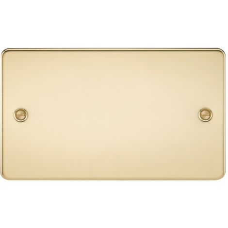 Knightsbridge FPAV8360PB Piatto Piano, Ottone Lucido, lucidato ottone