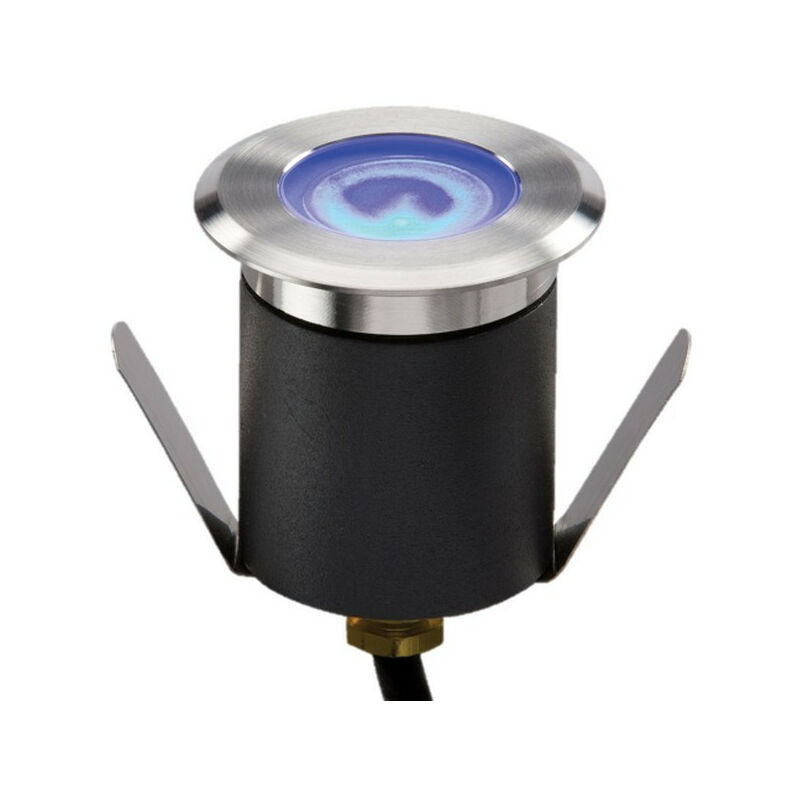 Knightsbridge - High Output led Blue Mini Ground Light comes with cable. Non-Dimmable, 230V IP65 1.5W