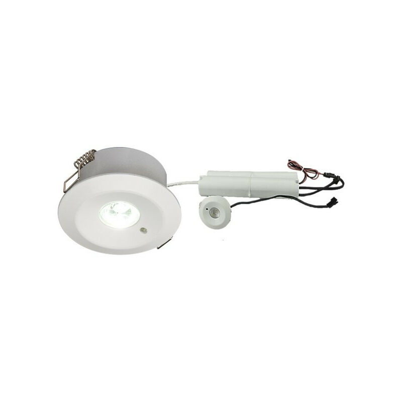 Knightsbridge LED Emergency Downlight (maintained/non-maintained) 3000K, 230V 3W