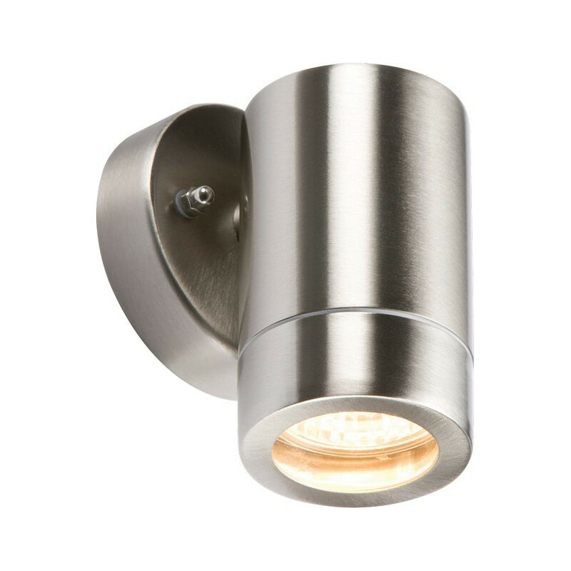 Lightweight Stainless Steel Fixed GU10 35W Fitting, 230V IP65 - Knightsbridge