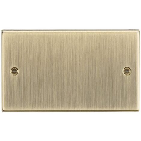 Knightsbridge Piastra di tranciatura 2G - Bordo quadrato ottone antico