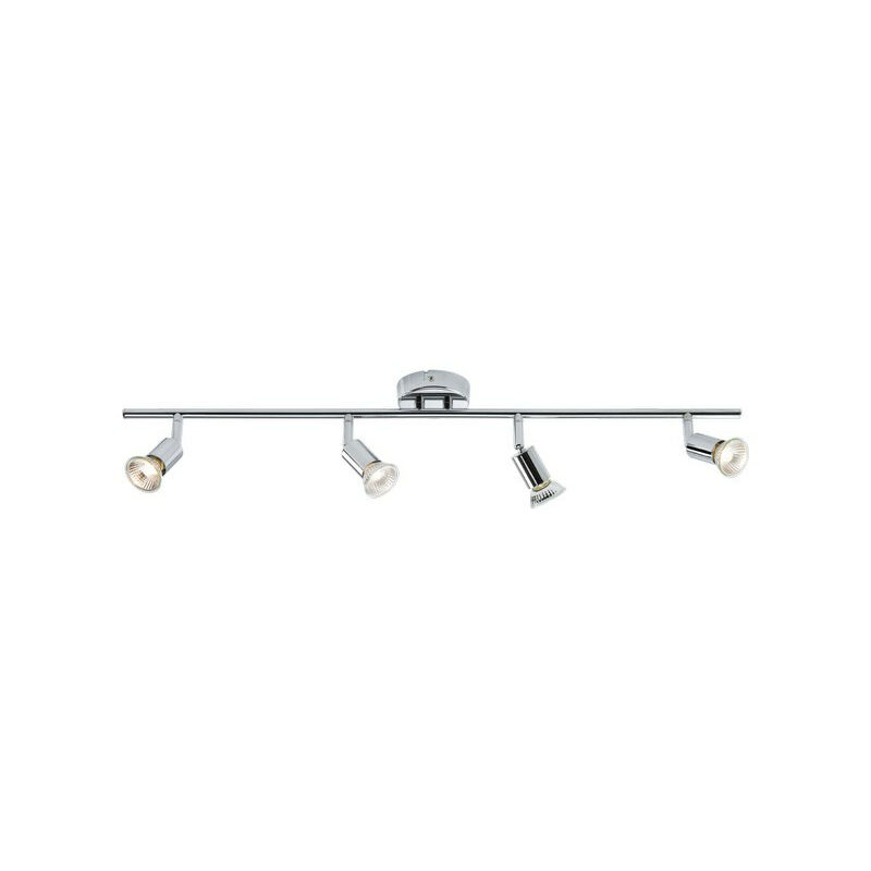 Knightsbridge Switches Sockets&lighting - Knightsbridge Quad Bar Spotlight - Chrome, 230V GU10