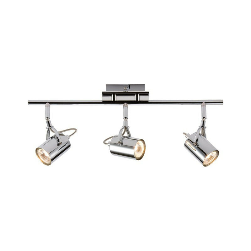 Knightsbridge Switches Sockets&lighting - Knightsbridge Triple bar Spotlight - Chrome, 230V GU10