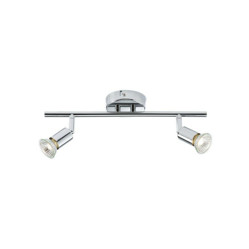 Twin Bar Spotlight - Chrome, 230V GU10 - Knightsbridge