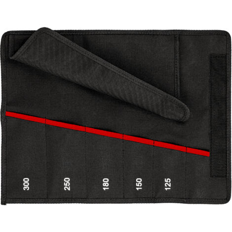 KNIPEX 00 19 55 S5 LE Borsa portautensili avvolgibile per pinze Cobra® senza utensili 6 scomparti 440 mm