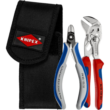 KNIPEX 00 19 72 V01 Kabelbinder-Trennset 1 x 86 05 150 S02, 1 x 79 02 125 S1 175 mm
