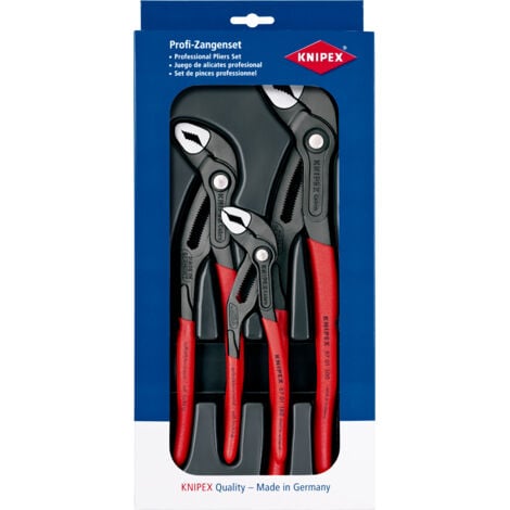 KNIPEX 00 20 09 V02 Assortimento Cobra® 1 x 87 01 180, 1 x 87 01 250, 1 x 87 01 300