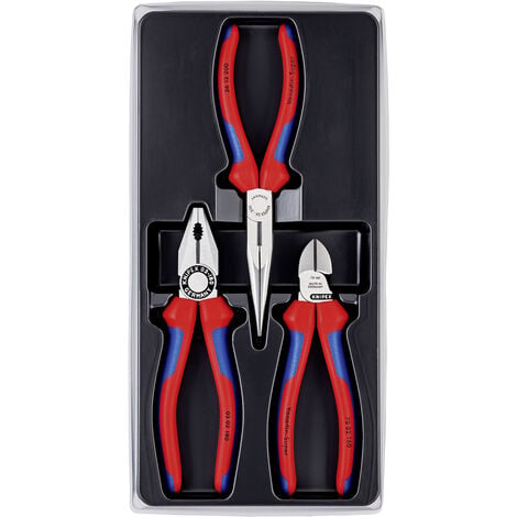 KNIPEX 00 20 11 Werkstatt Zangen-Set 3teilig