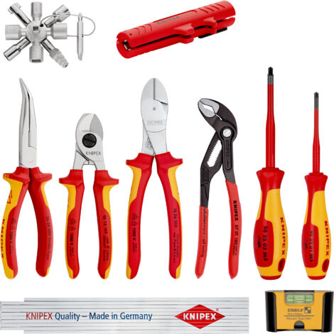 KNIPEX 00 20 90 V01 Assortimento di ampliamento Elettro 1 10 pezzi