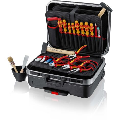 KNIPEX 00 21 06 HL S Mallette à outils « BIG Basic Move » Électro 24 pièces 515 mm