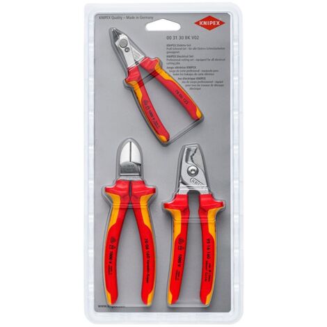 KNIPEX 00 31 30 BK V02 Assortimento di taglio elettrico