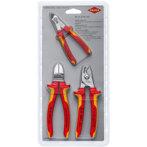 KNIPEX 00 31 30 BK V02 Jeu de coupe électrique