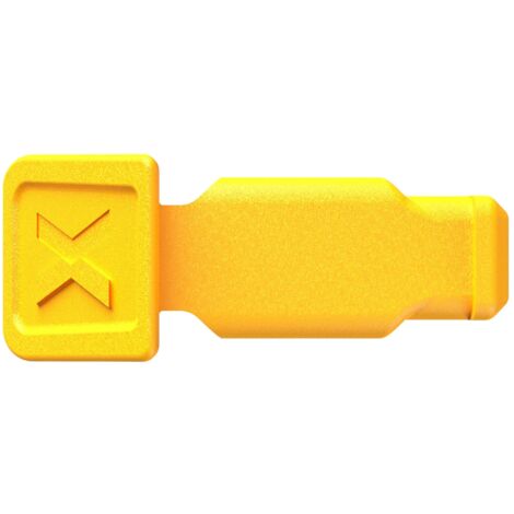 KNIPEX 00 61 10 CY ColorCode clips amarillo (10 unidades) 21 mm