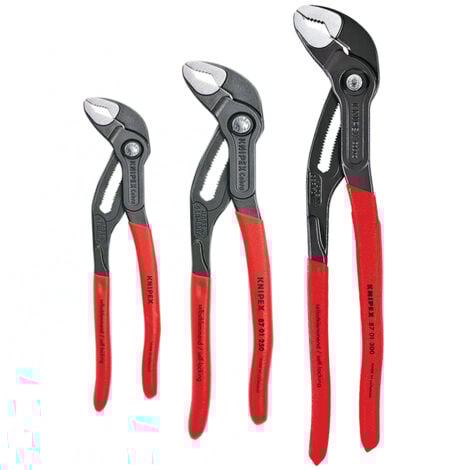 Knipex 002009V02 3pc Cobra Water Pump Pliers Set