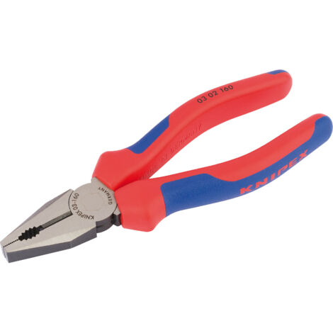 Knipex 03 02 160 SB 160mm Heavy Duty Combination Pliers with Ergonomic Handle