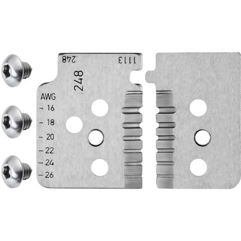 KNIPEX 12 19 14 1 jeu de lames de rechange pour 12 12 14
