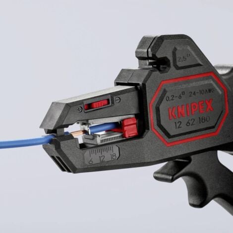 Knipex 1262 12 62 180 Pince à dégainer 0.2 à 6 mm² 10 à 24