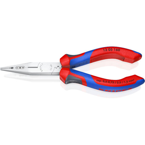 KNIPEX 13 05 160 Pinza combinata per elettricisti e cablatori cromata 160 mm