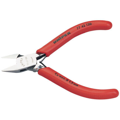 Knipex 130mm Full Flush Electronics Diagonal Cutting Nipper (Model 27729)