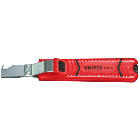 KNIPEX 16 20 165 SB OUTIL À DÉGAINER AVEC BOÎTIER EN PLASTIQUE RÉSISTANT AUX CHOCS 165 MM