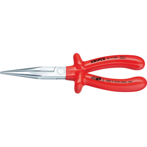 Knipex 200mm Fully InsulatedLong Nose Pliers (21454)