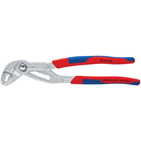 Knipex 250mm Cobra Chrome-Plated Water Pump Pliers (Model 18498)