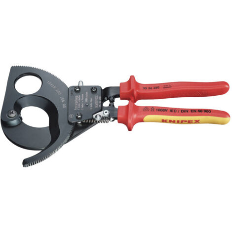 Knipex 250mm VDE Heavy Duty Cable Cutter (Model 57677) with Draper Compatibility