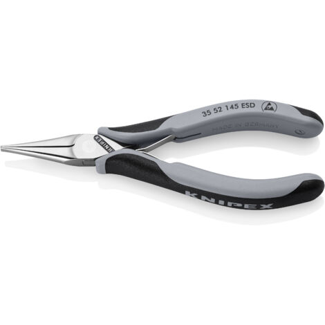 KNIPEX 35 52 145 Pinza speciale per elettronica con cerniera passante con manici multicomponente 145 mm