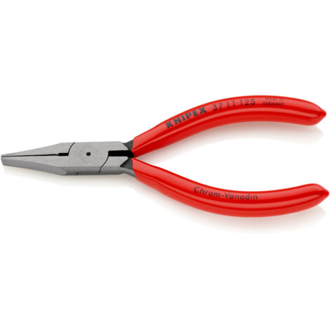 KNIPEX 37 11 125 Alicate de presión para mecánica de precisión recubiertos de plástico Negro atramentado 125 mm