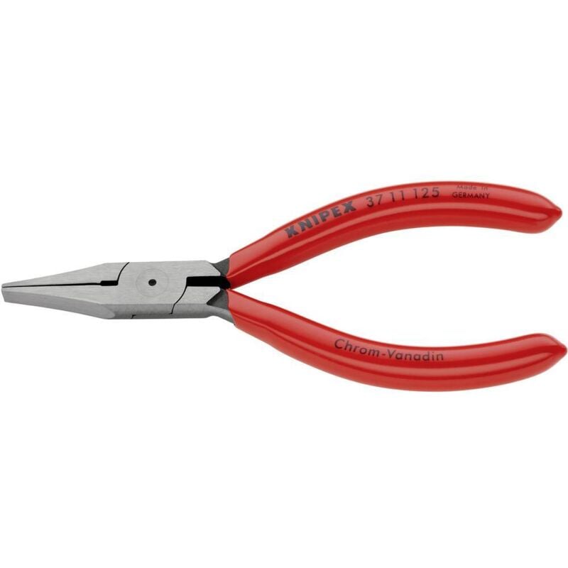 Knipex 37 11 125 pour l'électronique et la mécanique de précision Pince à becs plats droite Acier à outils 125 mm