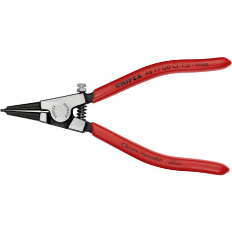 Knipex 46 11 G0 Seegeringzange Passend für (Seegeringzangen) Außenringe  1.5-4 mm Spitzenform (Detai