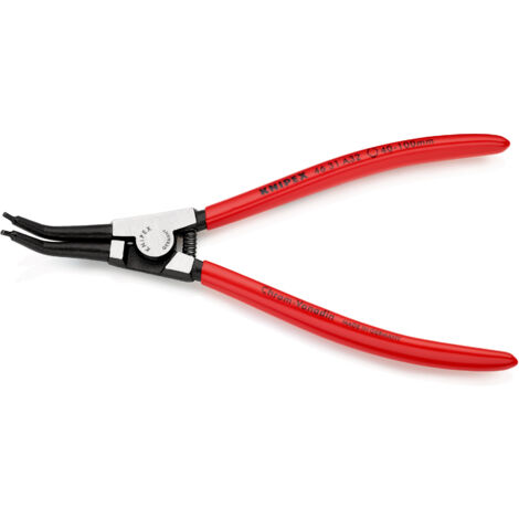 KNIPEX 46 31 A32 Pince pour circlips pour circlips extérieurs d'arbre coudées à 45° gainées en plastique atramentisée noire 210 mm