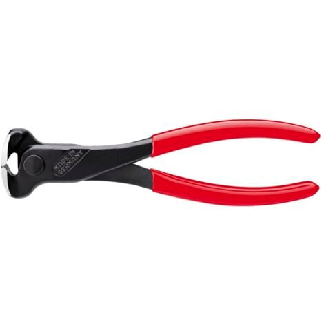 KNIPEX 160 EAN Vornschneider mit Kunststoff überzogen schwarz atramentiert 160 mm