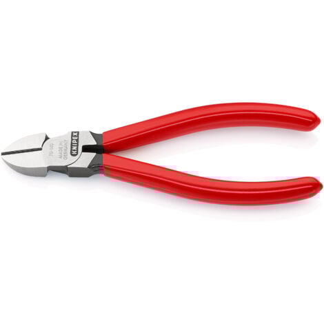 KNIPEX 70 01 140 Seitenschneider mit Kunststoff überzogen schwarz atramentiert 140 mm