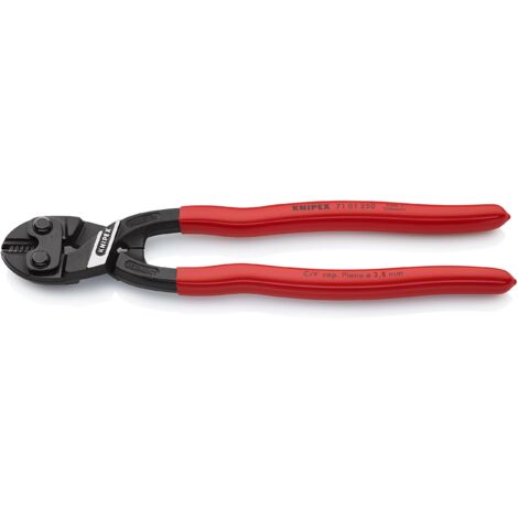 KNIPEX 71 01 250 SB CoBolt® XL Tronchese a doppia leva rivestiti in resina sintetica atramentata nera 250 mm