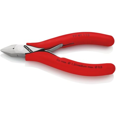 KNIPEX 77 41 115 Elektronikseitenschneider  Länge 115 mm Form 2 Facette nein Kun
