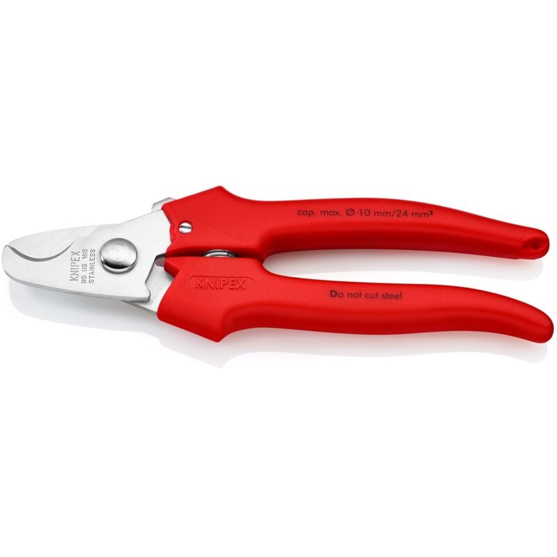 Knipex - Cesoia per Cavi Manici Rivestiti in Resina Termoplastica Rivestiti in Resina Termoplastica 165 Mm 95 05 165