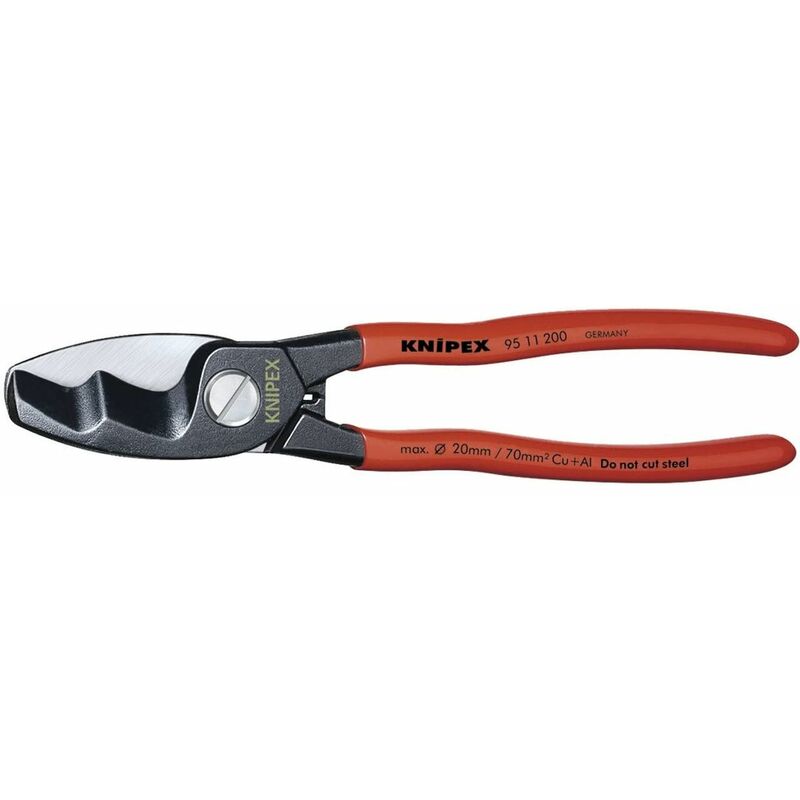 200mm Copper or Aluminium Only Cable Shear (37065) - Knipex